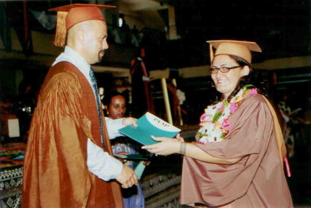 Rina receiving degree.jpg