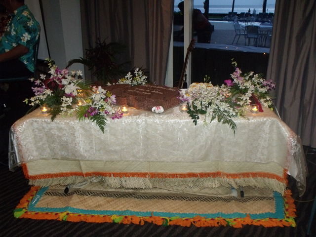Cake table at Holiday Inn.JPG