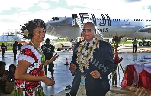 President Konrote celebrates arrival of Island of Rotuma