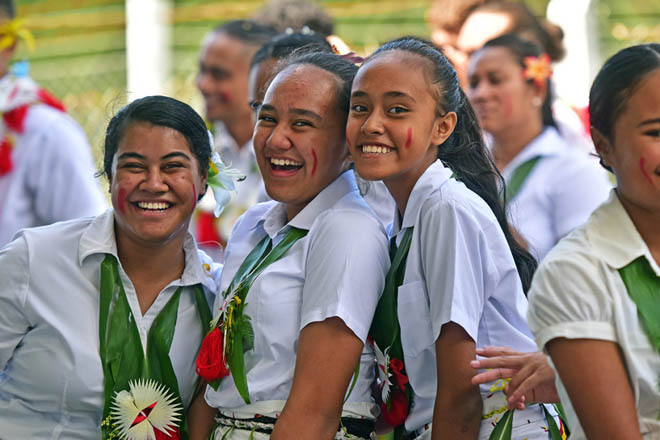 Young Rotuman women