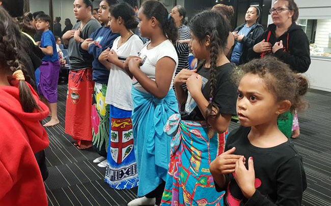 Children dancing