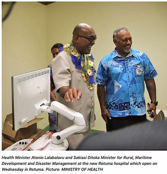 Opening of hospital in Rotuma