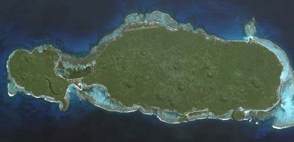 Rotuma from space