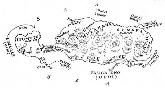 Map of Rotuma