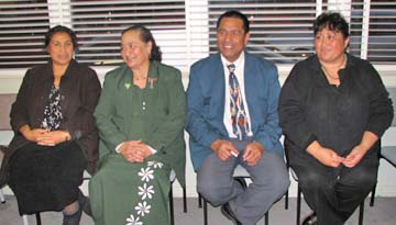 Savika Oakley, Susau Strickland, Rev Ravai Rennel and Pat Strickland