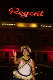 Polynesian dancer