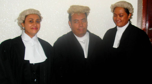 Three new Rotuman lawyers