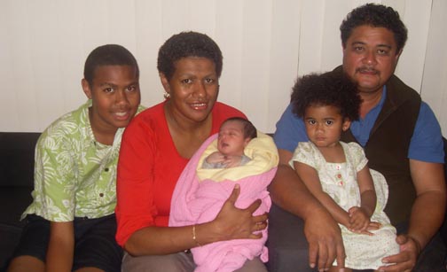 Baby Maria & family