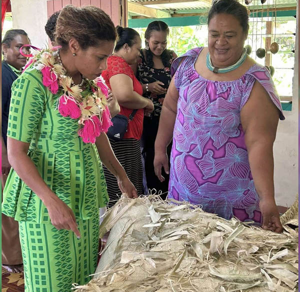 Women with basket