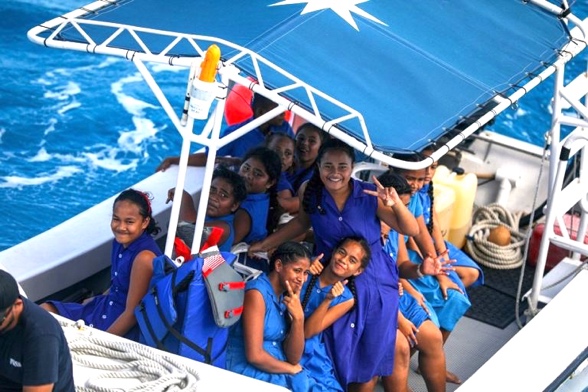 Students on tour